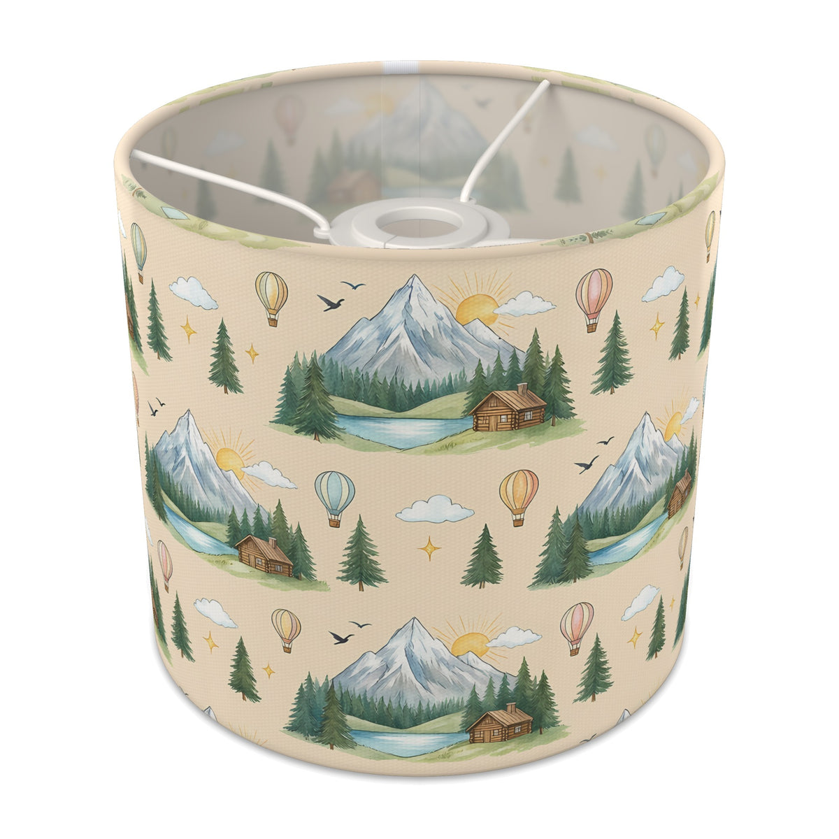 Sand Mountain Adventure lampshade - 20cm x 18.5cm Ceiling - main photo