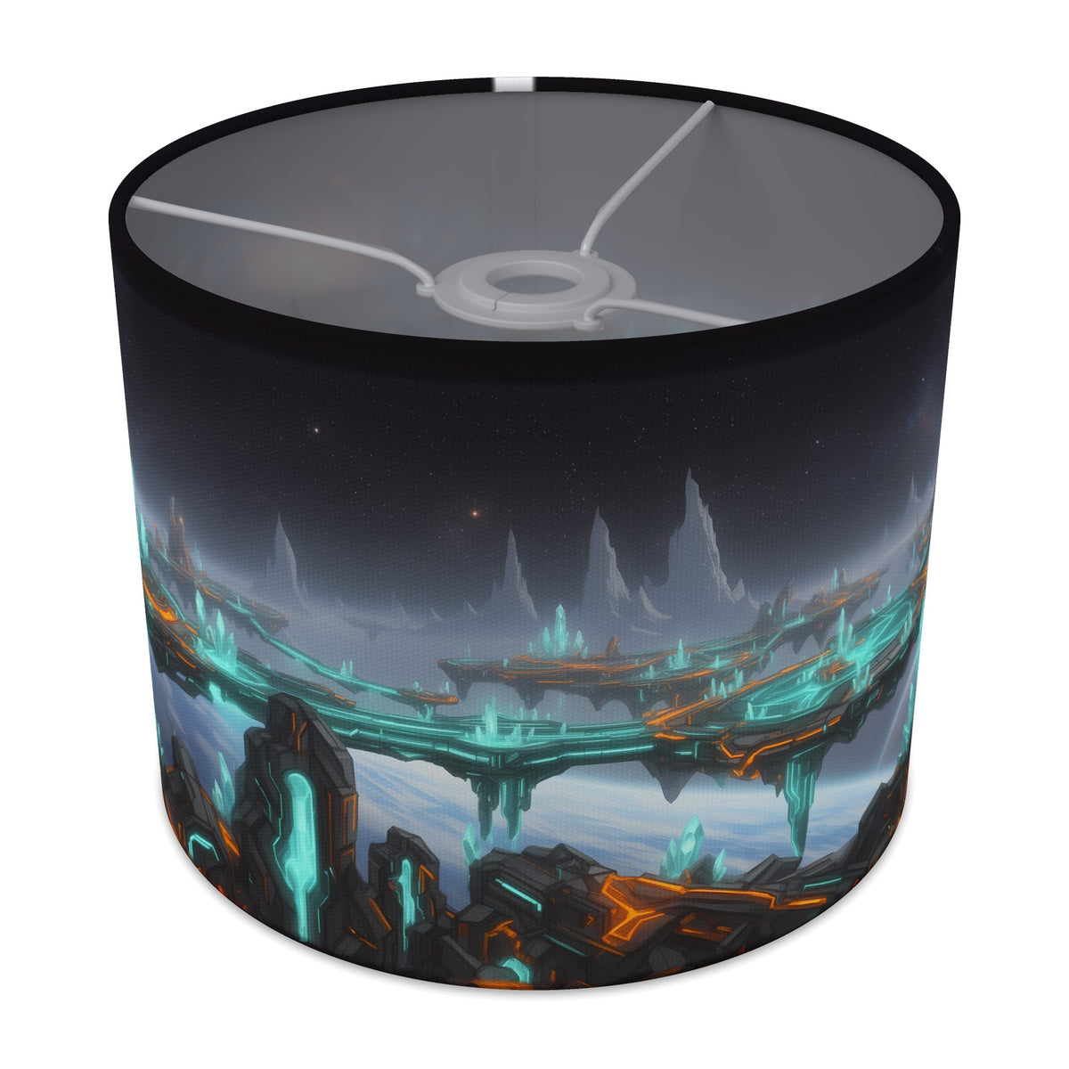 Space Arena Neon Gamer World lampshade - 25cm x 20cm Ceiling