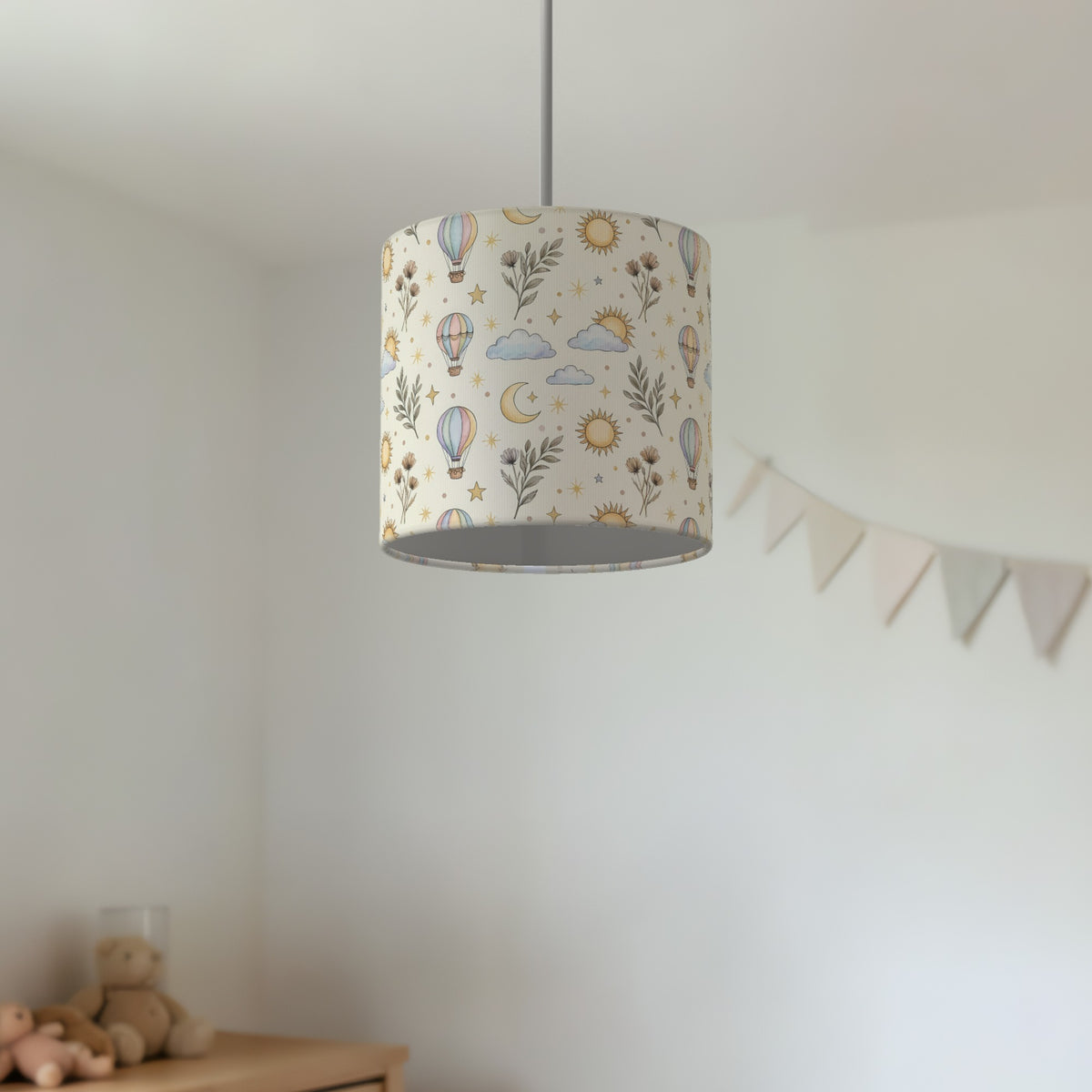 Cream Little Boho lampshade - 20cm x 18.5cm Ceiling - photo 2