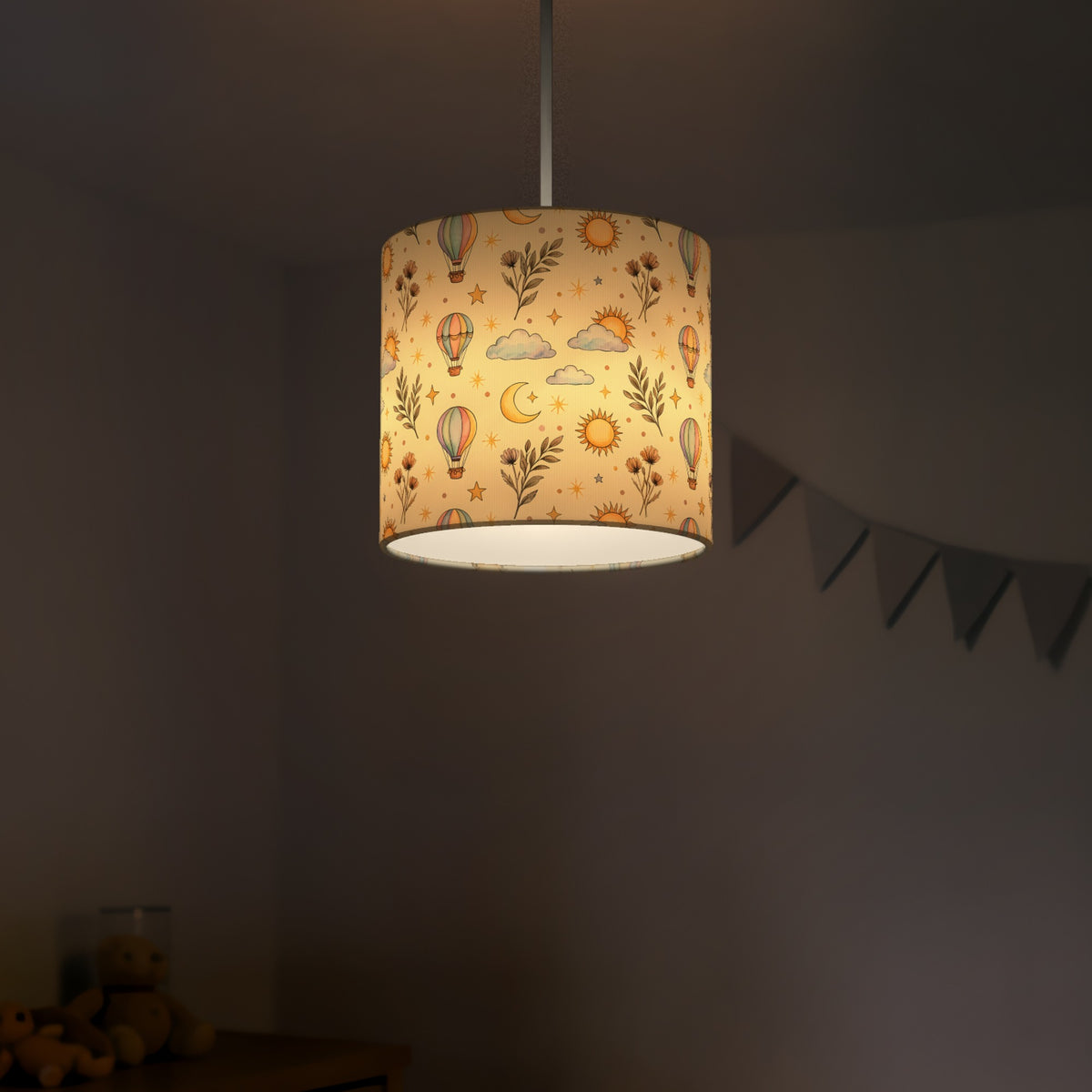 Cream Little Boho lampshade - 20cm x 18.5cm Ceiling - photo 5
