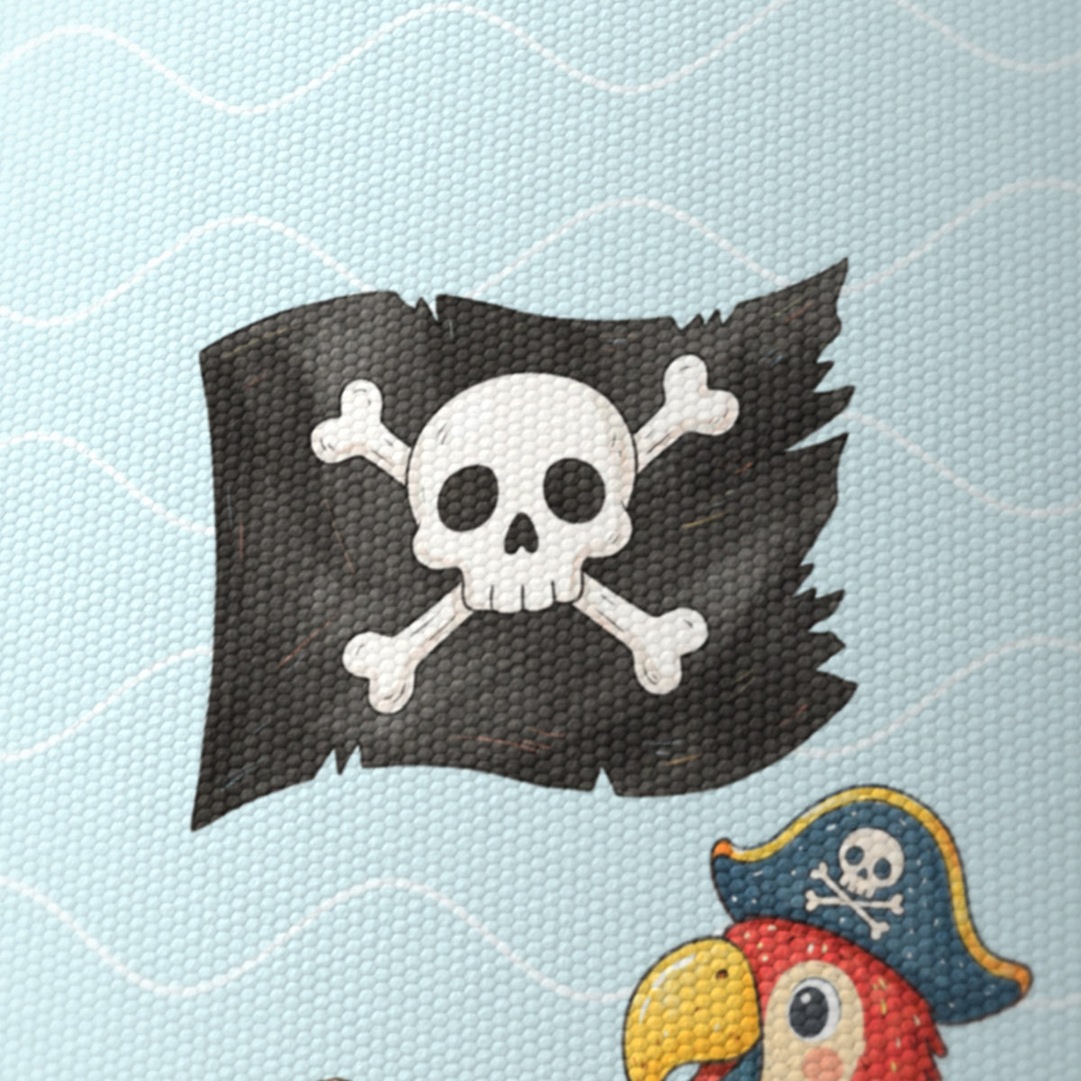 Aqua Pirates lampshade - 20cm x 18.5cm Ceiling - photo 6