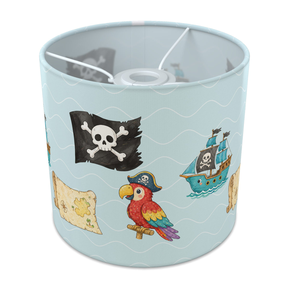Aqua Pirates lampshade - 20cm x 18.5cm Ceiling - main photo