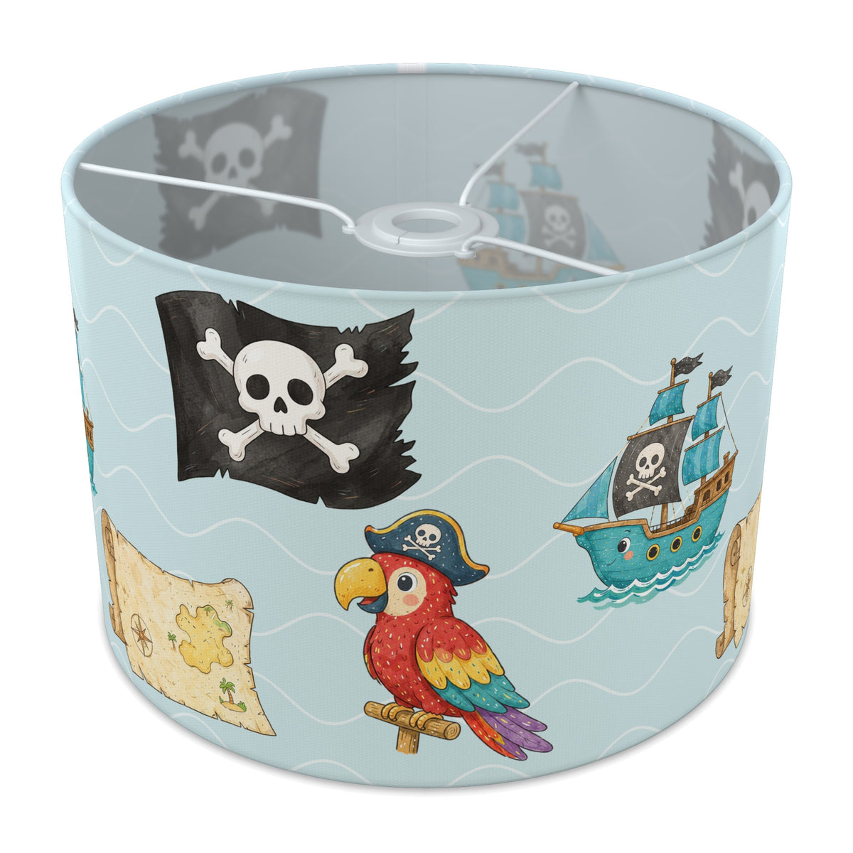 Aqua Pirates lampshade - 30cm x 21cm Ceiling