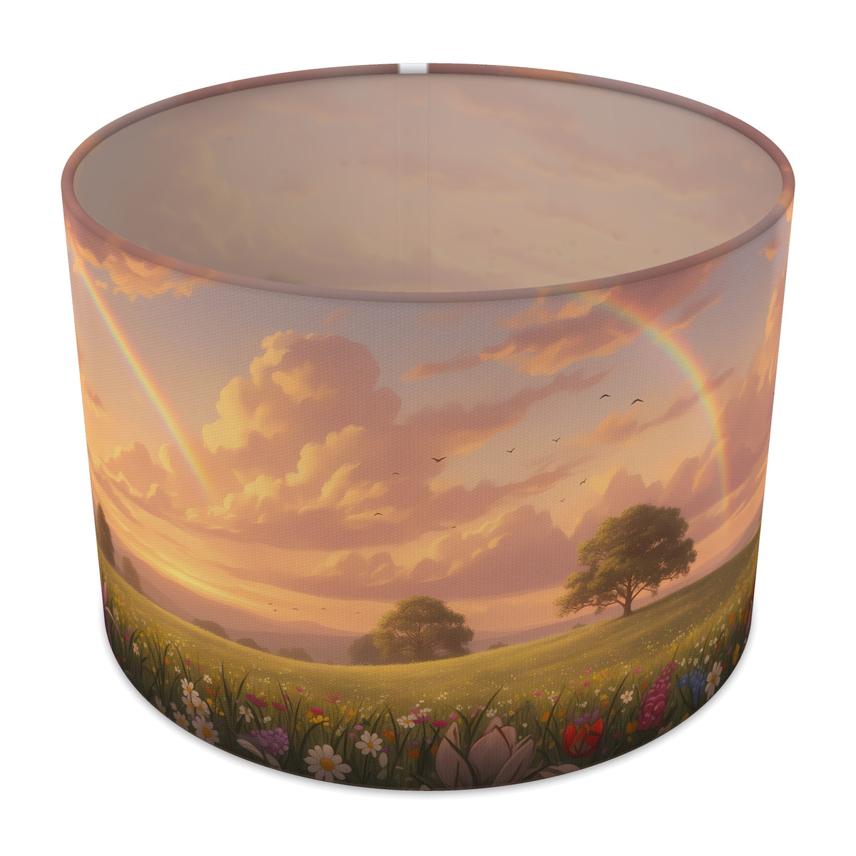Sunset Clouds Rainbow Skies lampshade - 30cm x 21cm Table