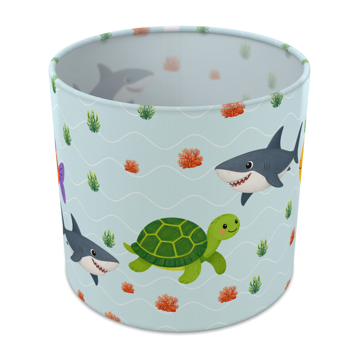 Aqua Cute Sea Friends lampshade - 20cm x 18.5cm Table