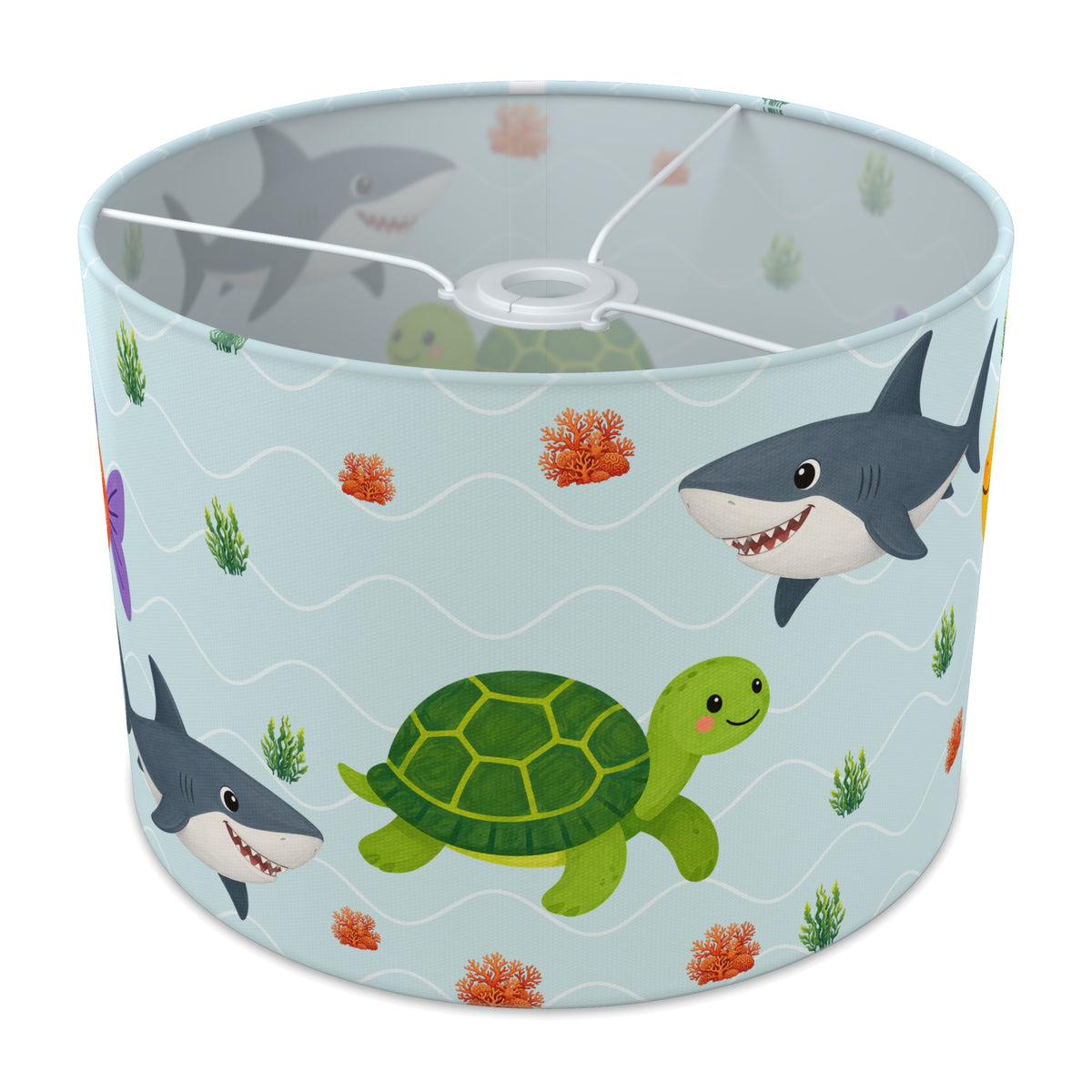 Aqua Cute Sea Friends lampshade - 30cm x 21cm Ceiling