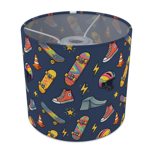 Navy Skate Crew lampshade - 20cm x 18.5cm Ceiling - main photo