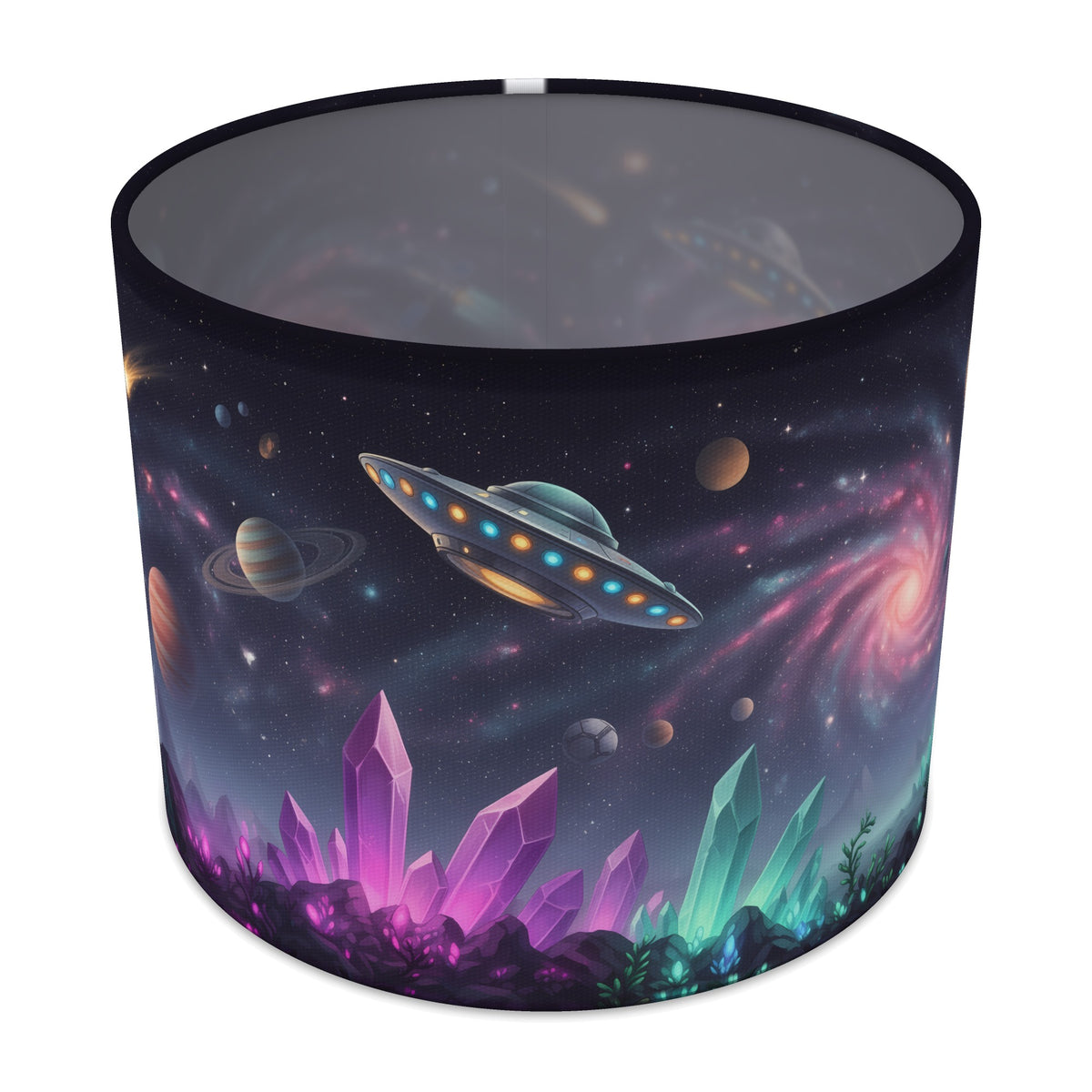 Galaxy Quest Space Adventure lampshade - 25cm x 20cm Table