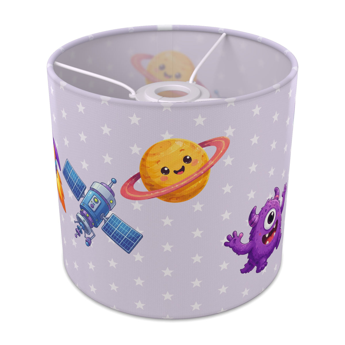 Lilac Space lampshade - 20cm x 18.5cm Ceiling - main photo