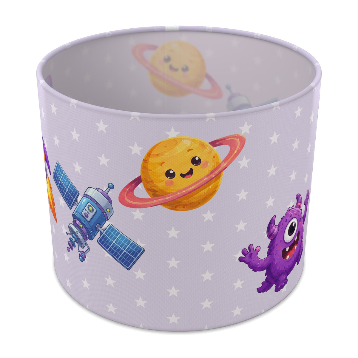Lilac Space lampshade - 25cm x 20cm Table