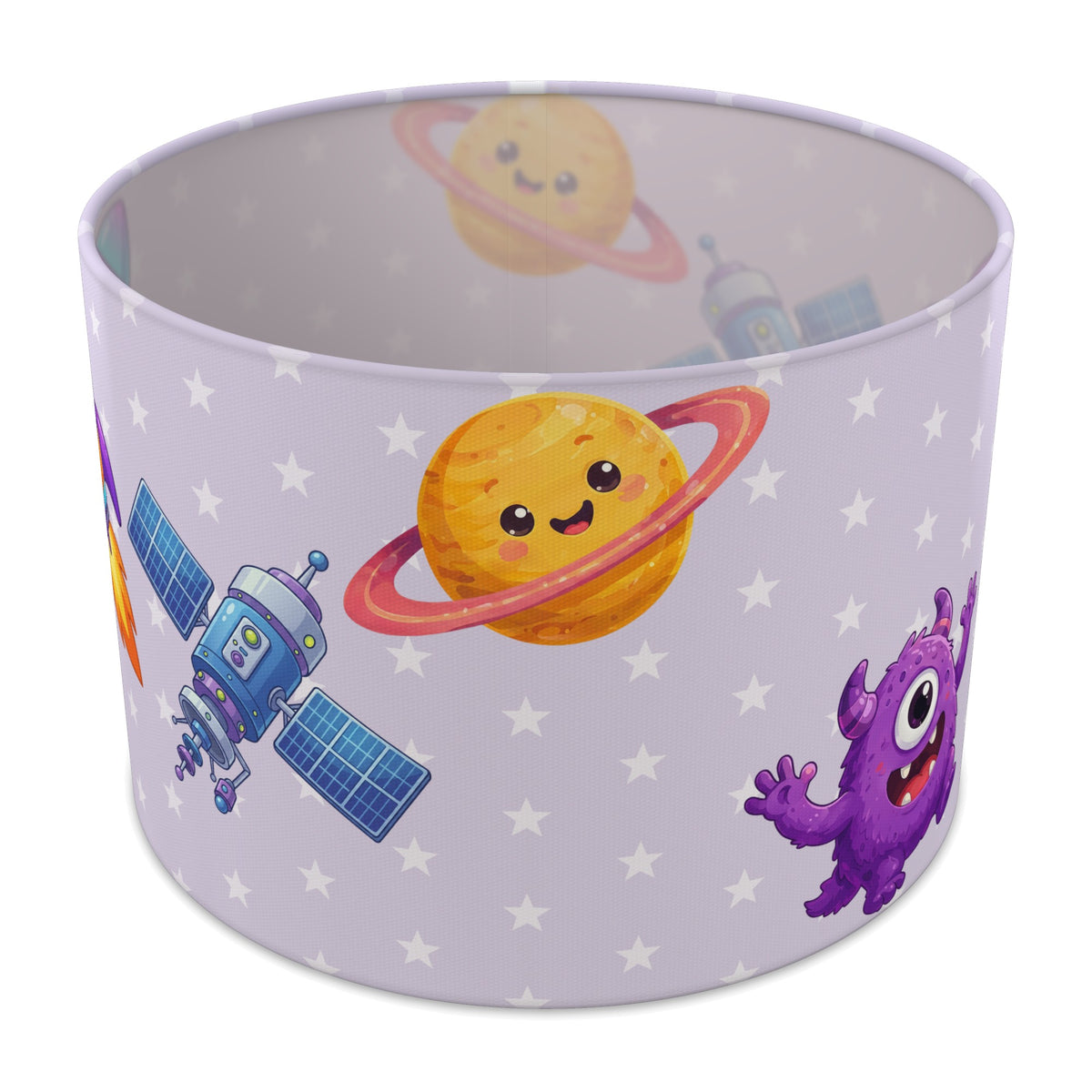 Lilac Space lampshade - 30cm x 21cm Table