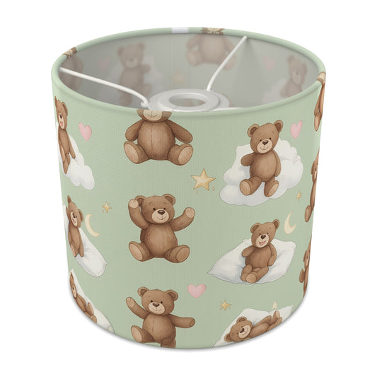 Sage Bear Hugs lampshade - 20cm x 18.5cm Ceiling - main photo