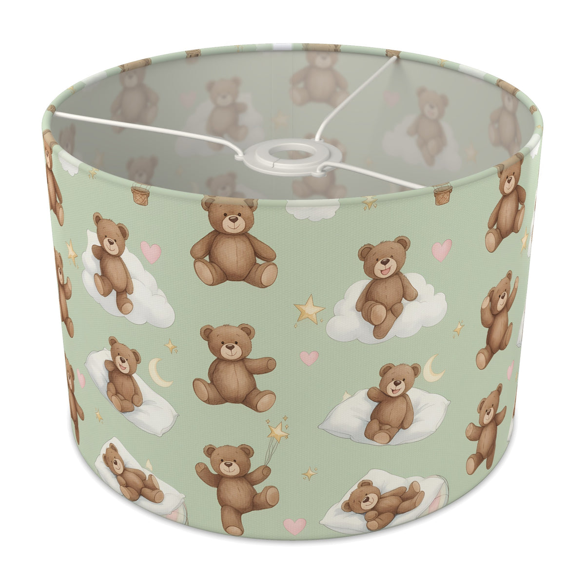 Sage Bear Hugs lampshade - 30cm x 21cm Ceiling
