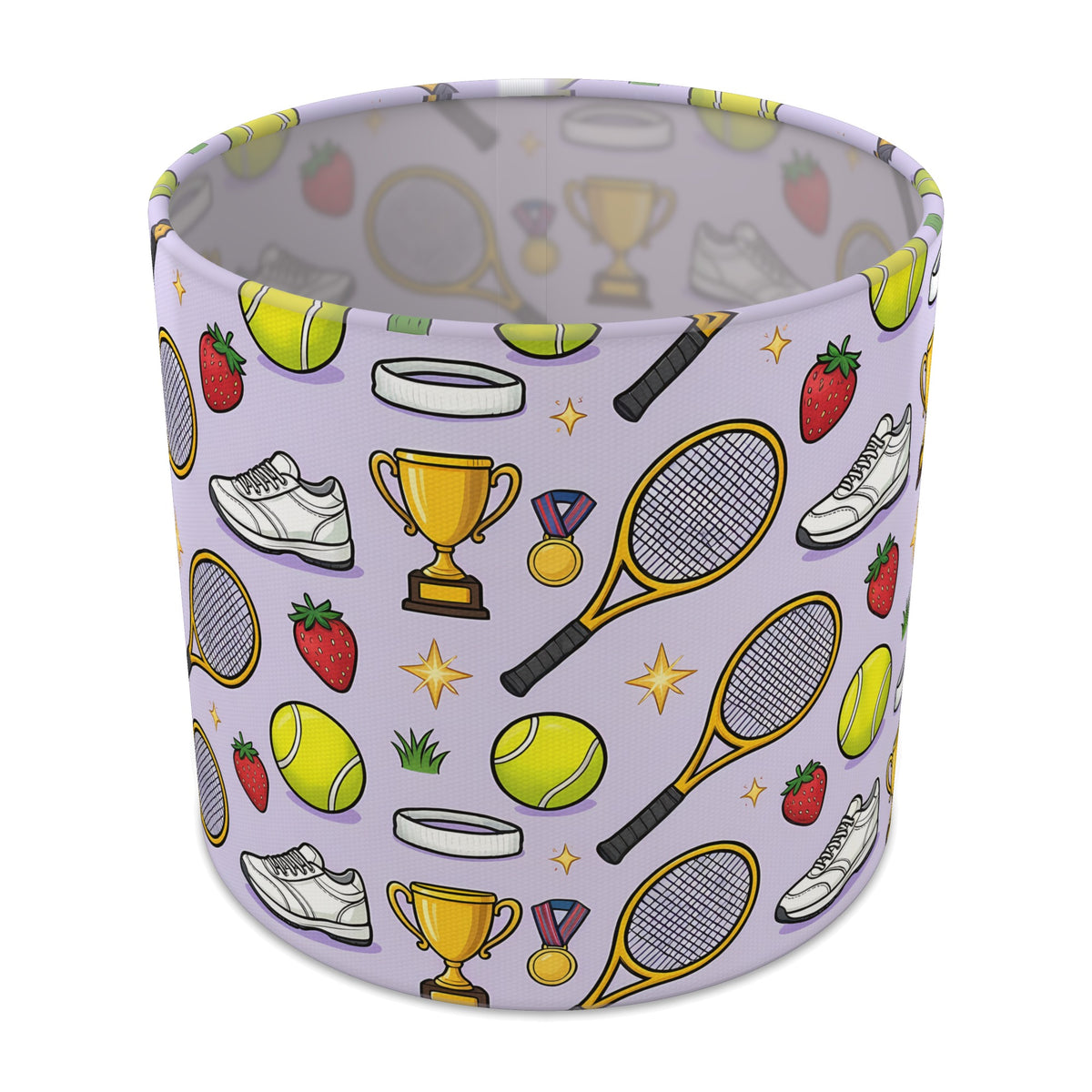 Lilac Game Set Match lampshade - 20cm x 18.5cm Table