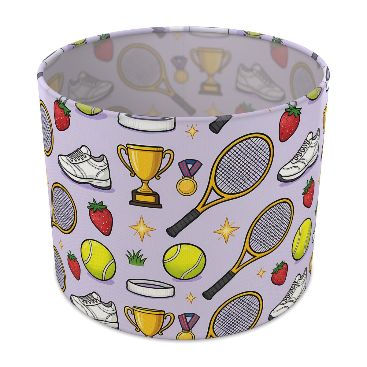 Lilac Game Set Match lampshade - 25cm x 20cm Table