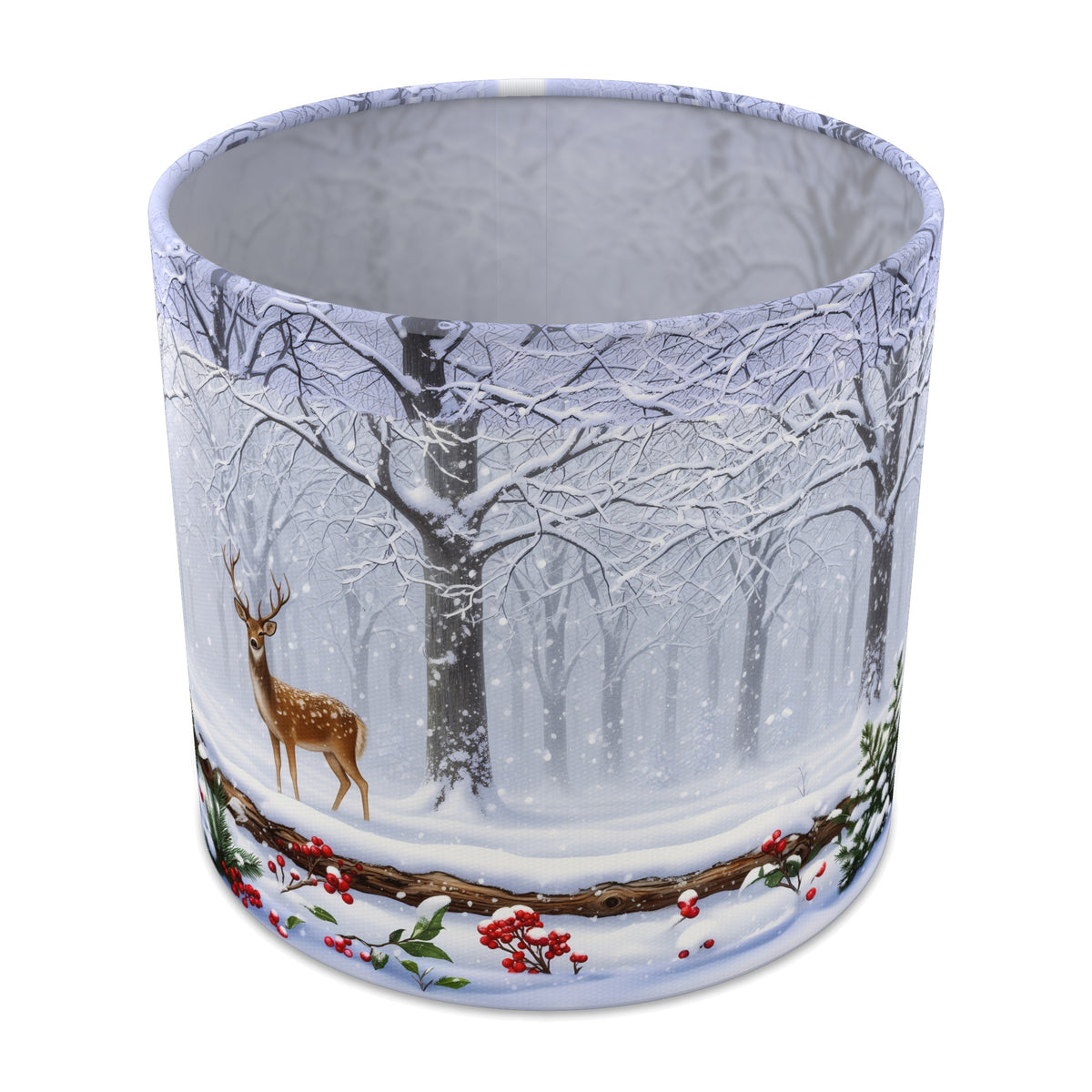 Winter Woods Woodland Walk lampshade - 20cm x 18.5cm Table