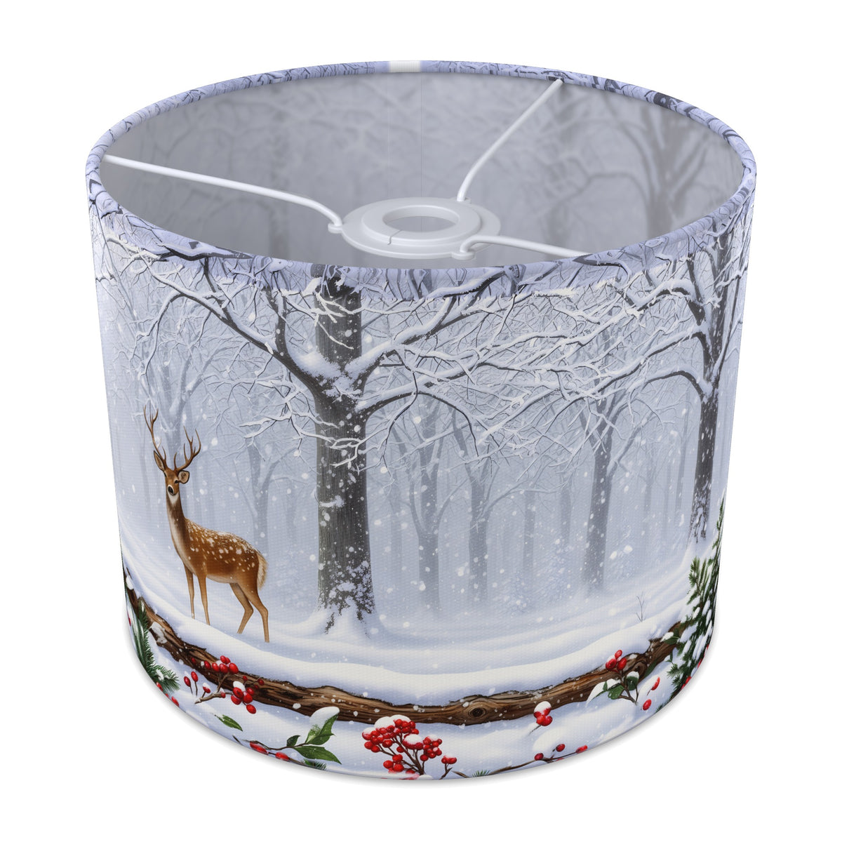 Winter Woods Woodland Walk lampshade - 25cm x 20cm Ceiling
