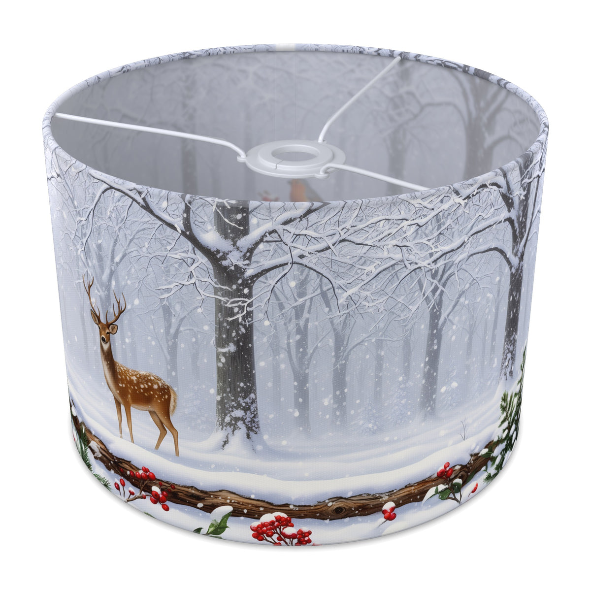 Winter Woods Woodland Walk lampshade - 30cm x 21cm Ceiling