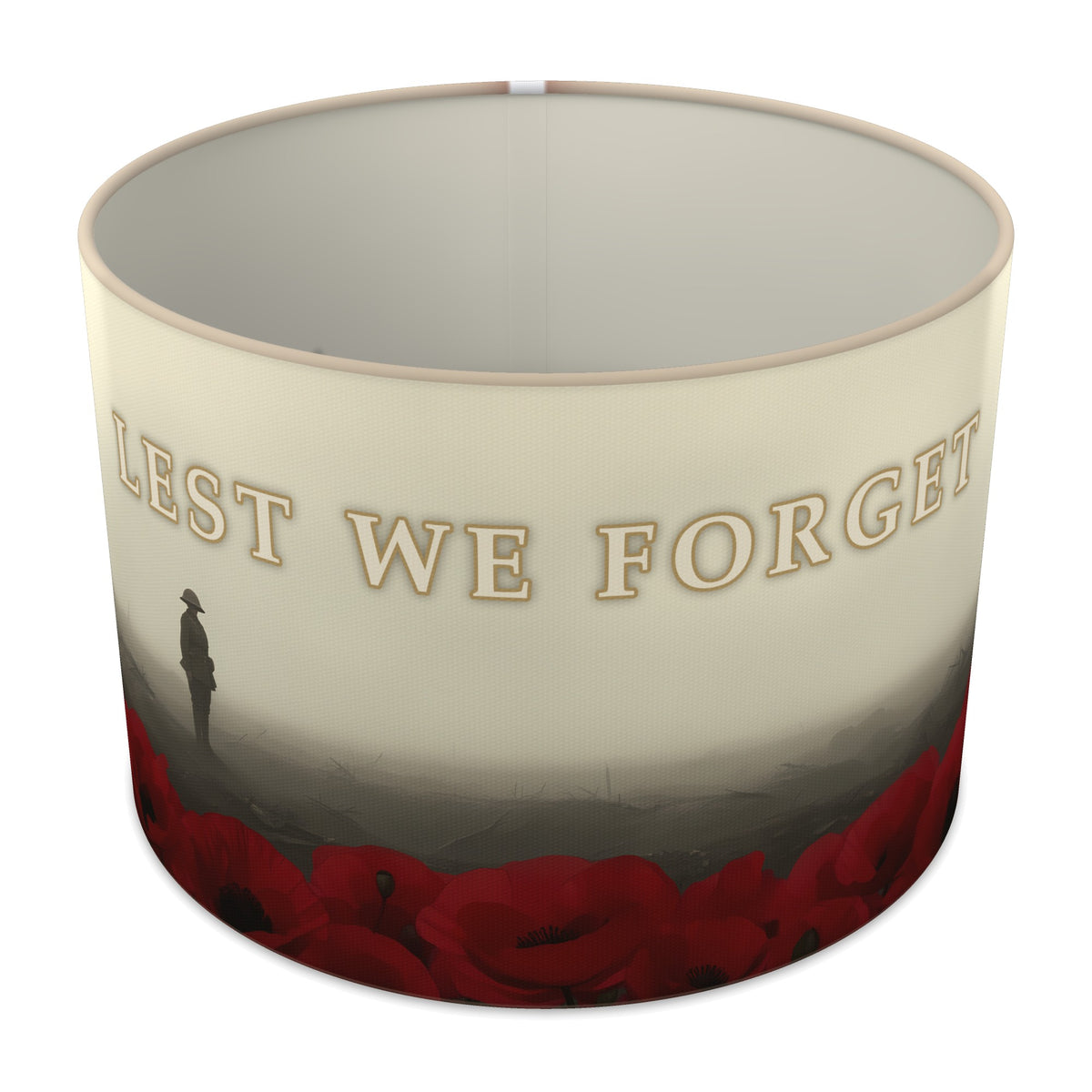 Lest We Forget Lest We Forget lampshade - 30cm x 21cm Table