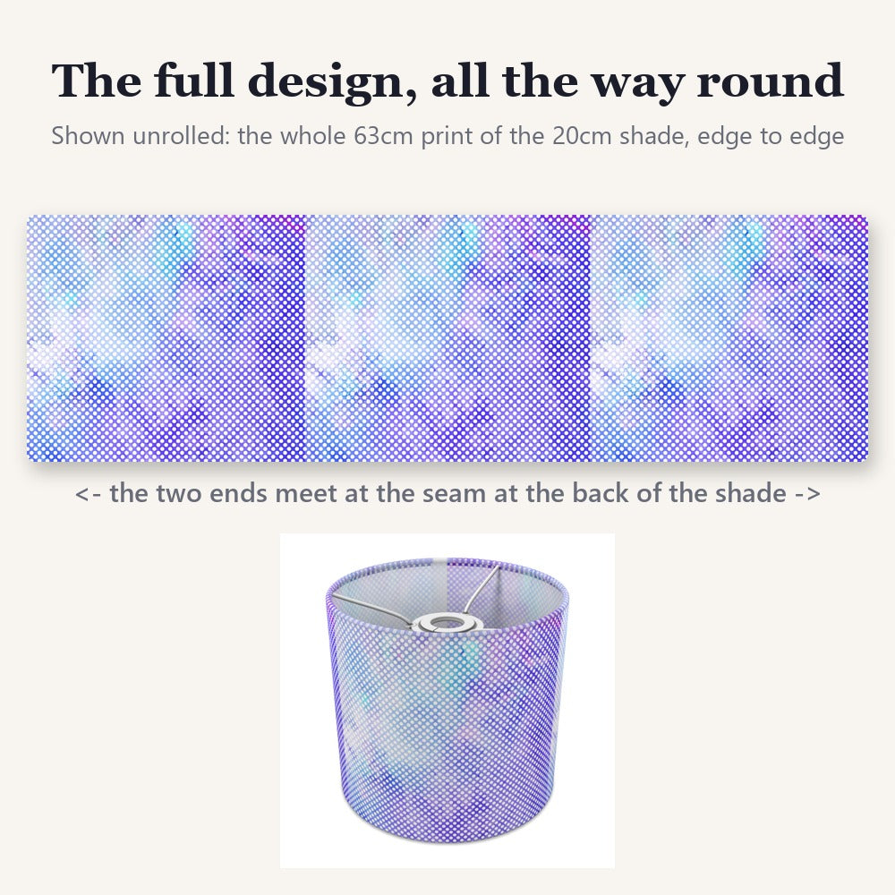Purple Dotted Pattern lampshade