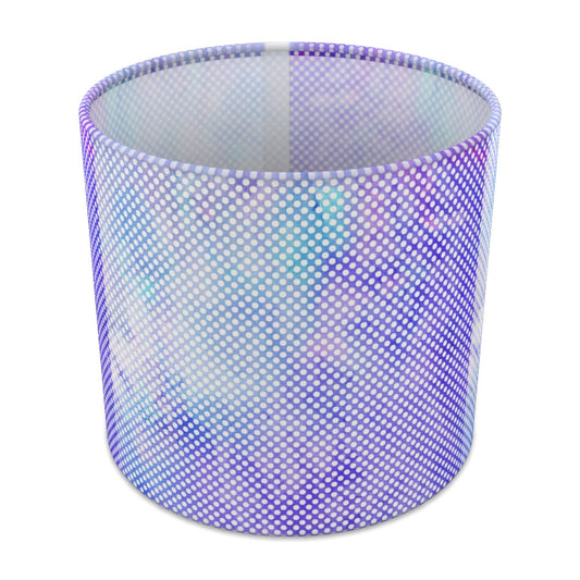 Purple Dotted Pattern lampshade - 20cm Table