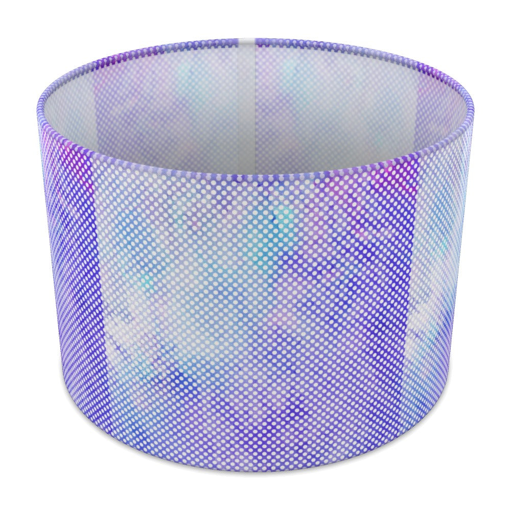 Purple Dotted Pattern lampshade - 30cm Table