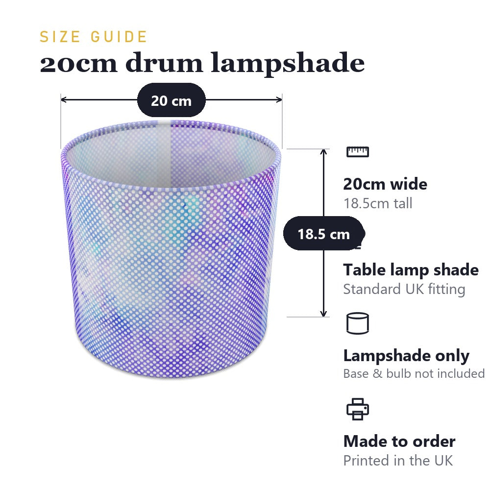 Purple Dotted Pattern lampshade