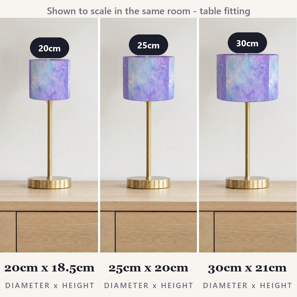 Purple Dotted Pattern lampshade