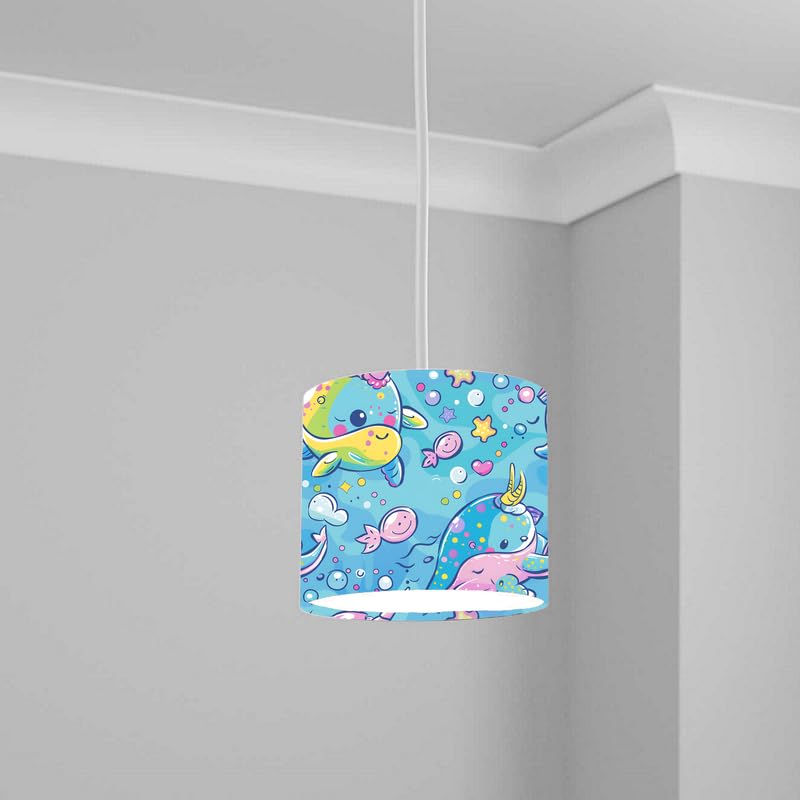 Aquatic Lampshade Kids Bedroom LightShade ver248 20CM X 18.5CM