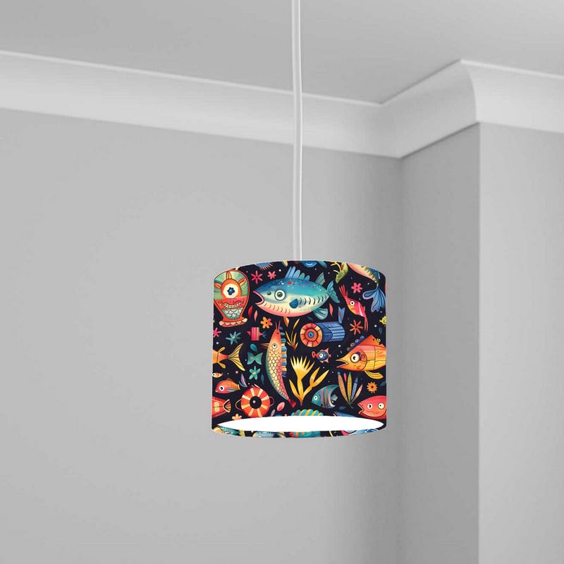 Aquatic Lampshade Kids Bedroom LightShade ver299 20CM X 18.5CM