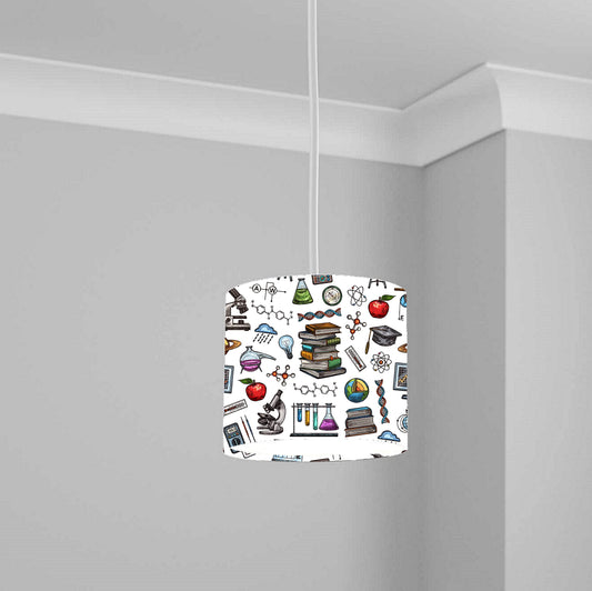 Educational Science Theme Ceiling Lampshade Lightshade for Room - 20cm x 18.5cm