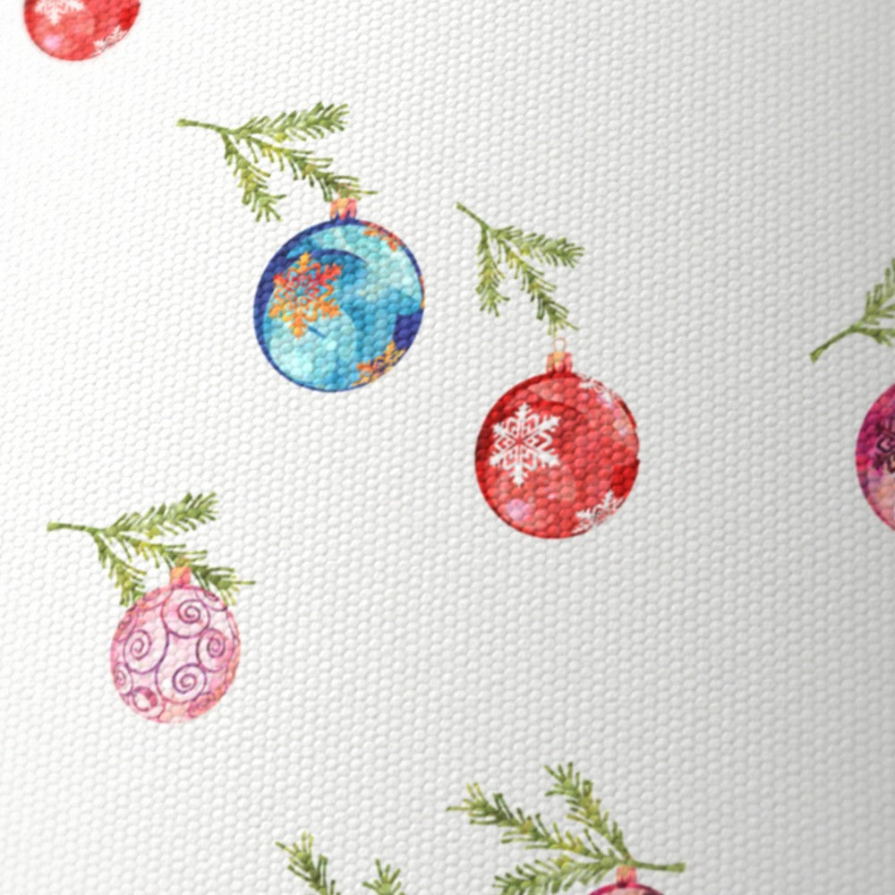 Festive Christmas Bauble Pattern lampshade