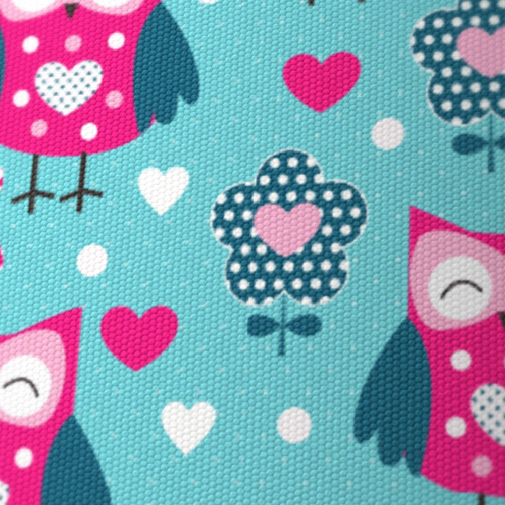 Blue Owl Love Pattern lampshade