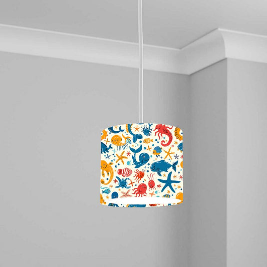 Aquatic Lampshade Kids Bedroom LightShade ver199 20CM X 18.5CM