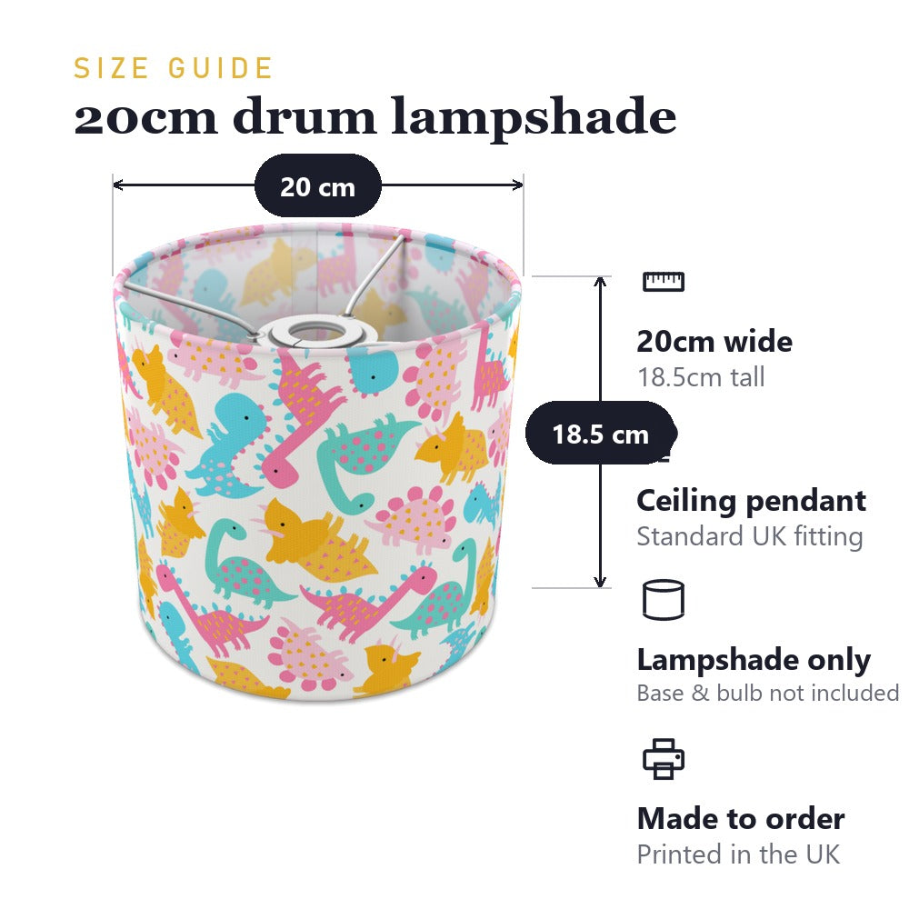 Colorful Dinosaur lampshade