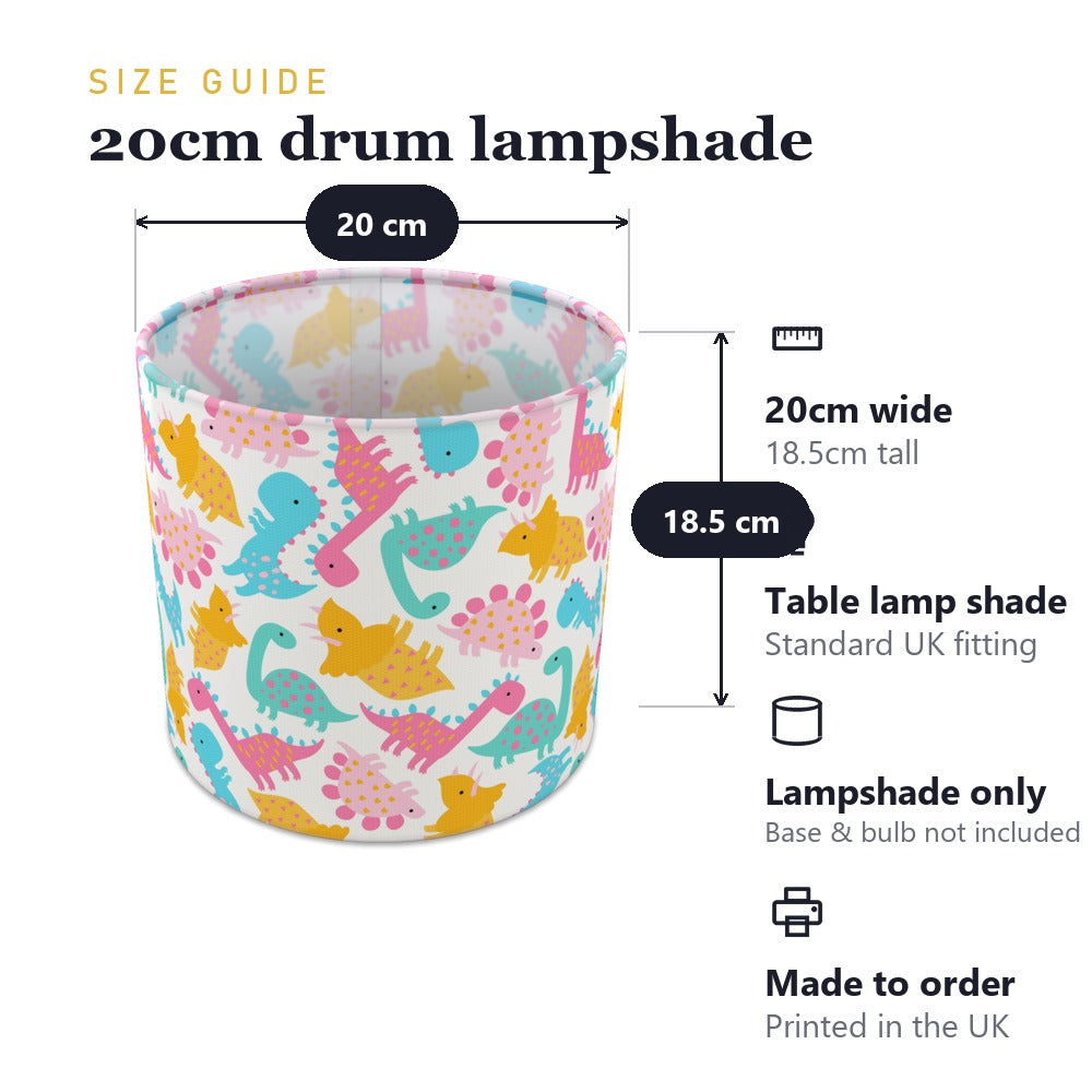 Colorful Dinosaur lampshade