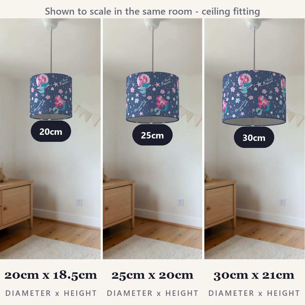 Enchanting Mermaid Princess lampshade