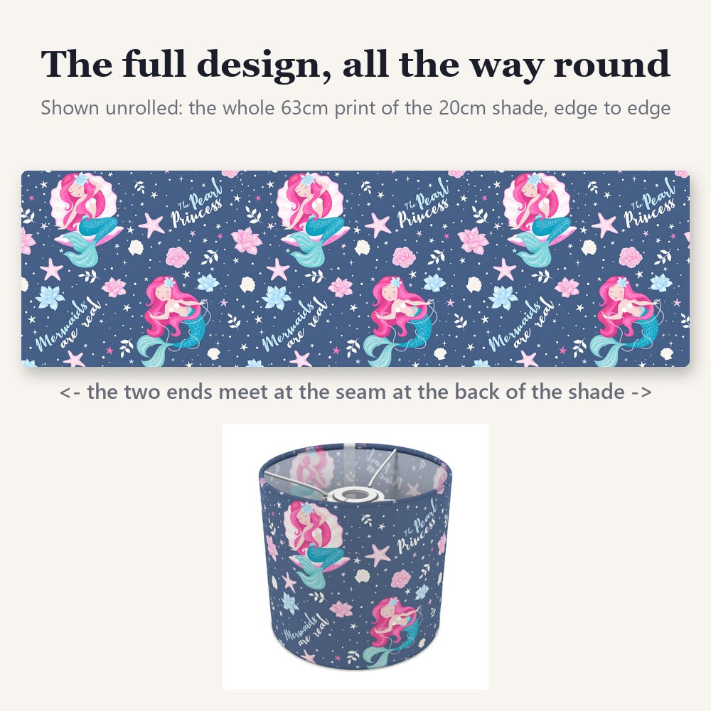 Enchanting Mermaid Princess lampshade