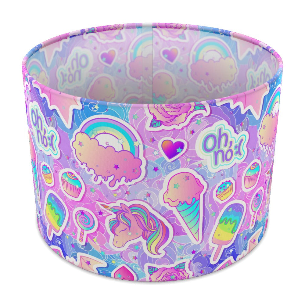 Pastel Unicorn Ice Cream Cupcake lampshade - 30cm Table
