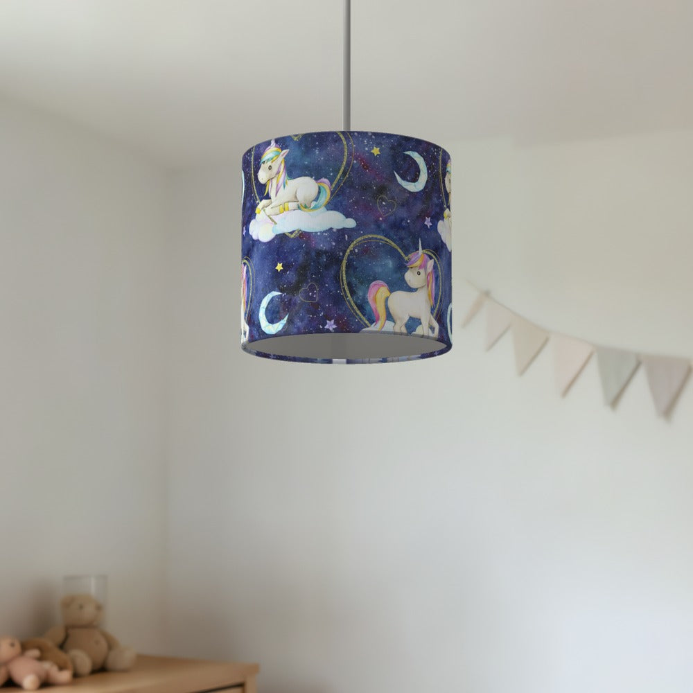 Magical Unicorn and Moon lampshade