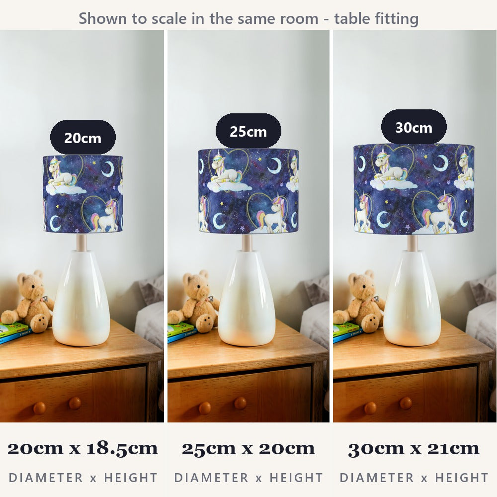 Magical Unicorn and Moon lampshade