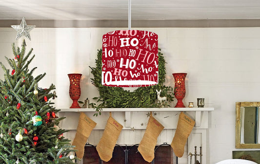 Christmas lampshade Xmas Day Decoration Baubles HOHO Lightshade 20CM X 18.5CM