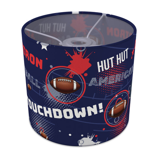 Navy Touchdown lampshade - 20cm x 18.5cm Ceiling - main photo