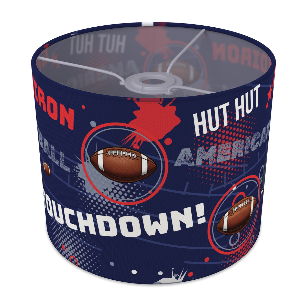 Navy Touchdown lampshade - 25cm x 20cm Ceiling