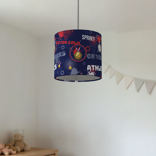 Navy Go For Gold lampshade - 20cm x 18.5cm Ceiling - photo 2