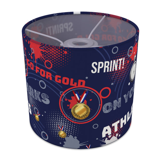 Navy Go For Gold lampshade - 20cm x 18.5cm Ceiling - main photo
