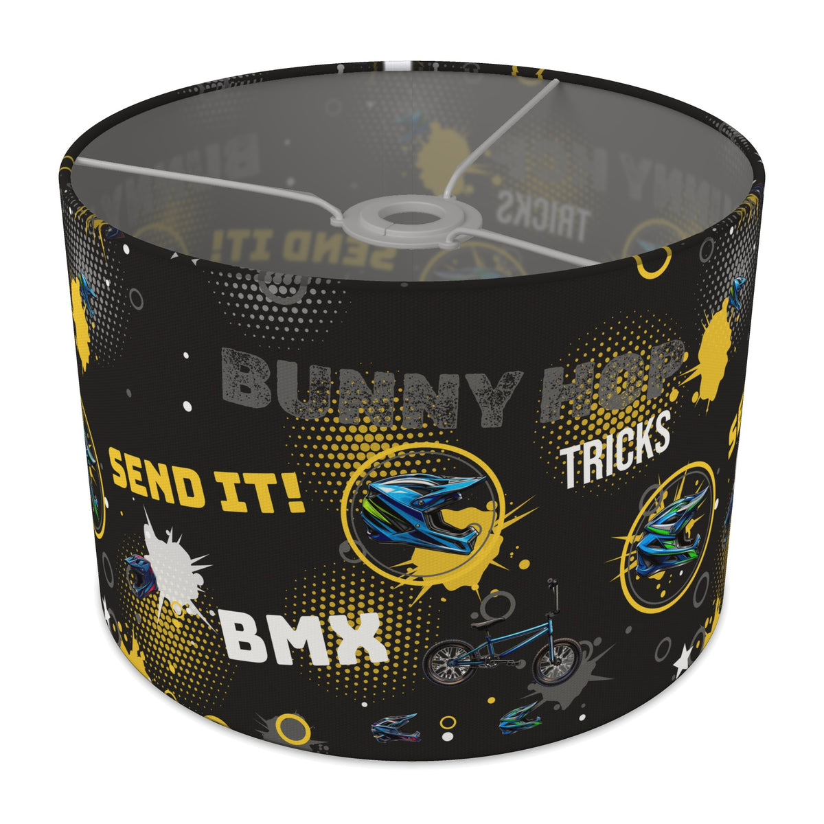Black BMX Tricks lampshade - 30cm x 21cm Ceiling