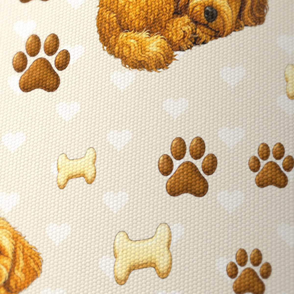 Cream Cockapoo Love lampshade - 20cm x 18.5cm Ceiling - photo 6