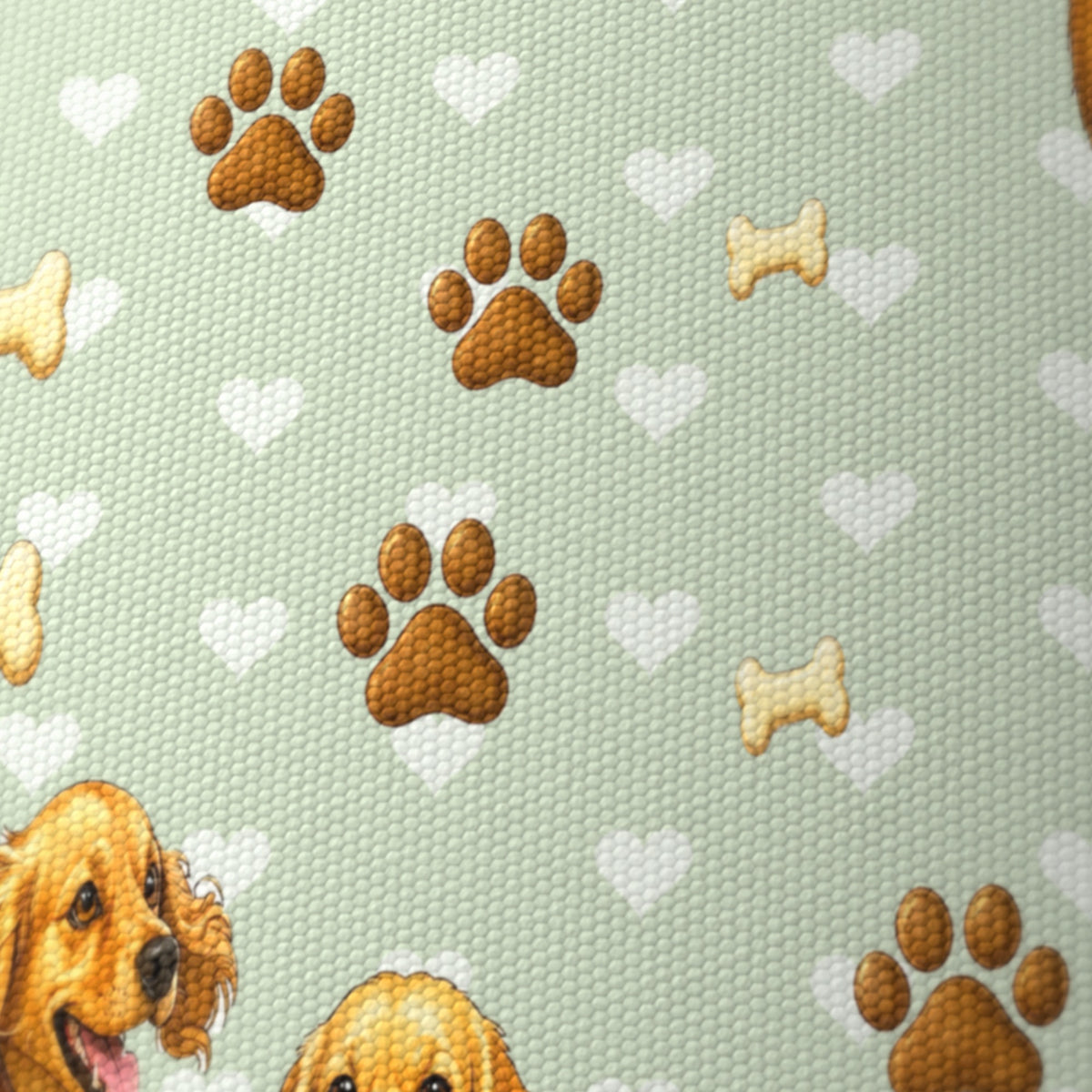Sage Cocker Spaniel Love lampshade - 20cm x 18.5cm Ceiling - photo 6
