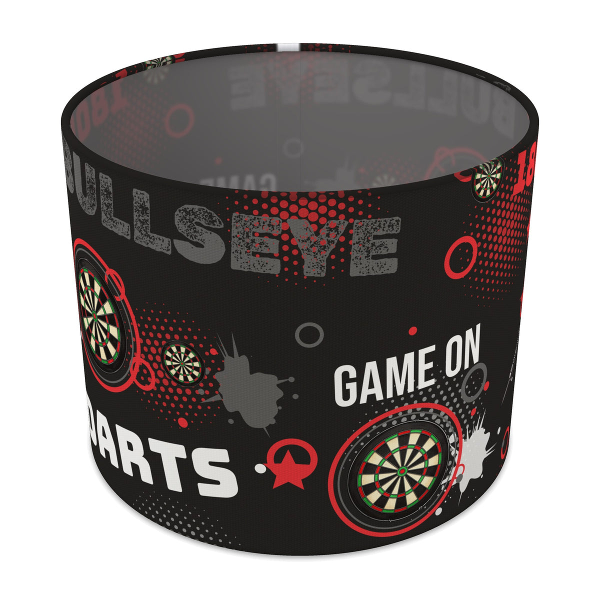 Black Darts Night lampshade - 25cm x 20cm Table